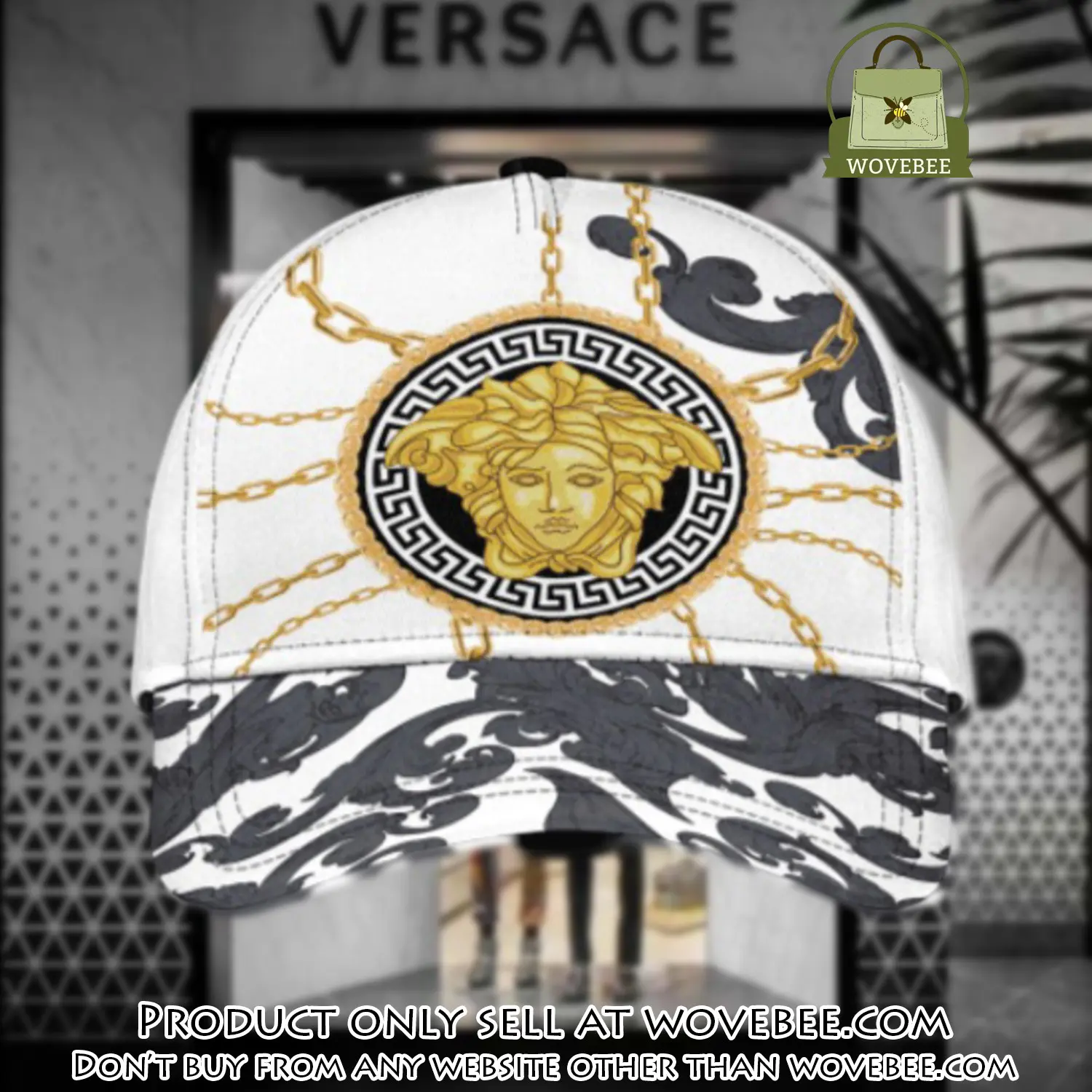 Versace luxury cap print 3d trending cap ctc1136 wvb5100815